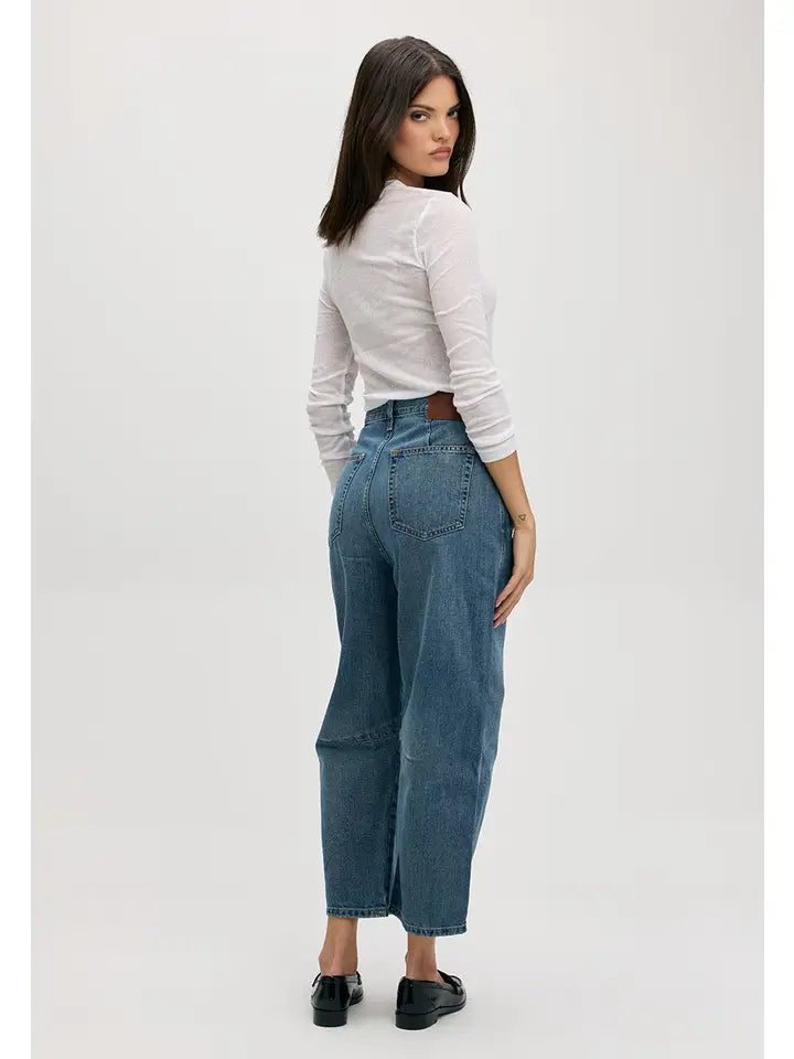 Relaxed Barrel Denim in Blue