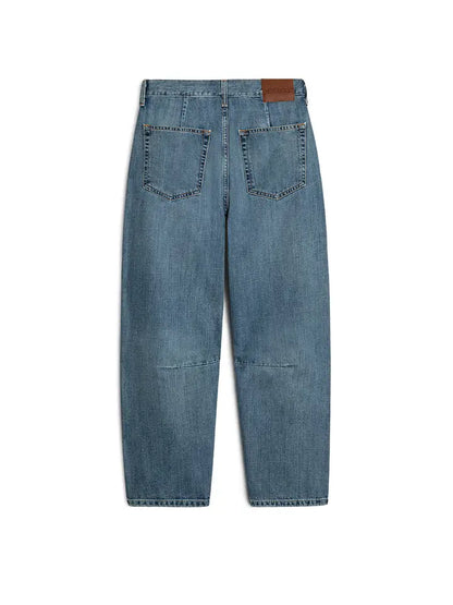 Relaxed Barrel Denim in Blue